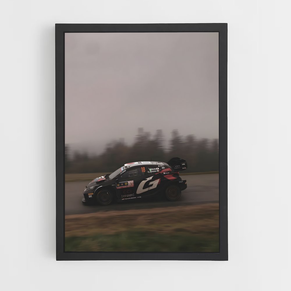 Poster Yaris gr dynamique – affiche Toyota (vue 2)